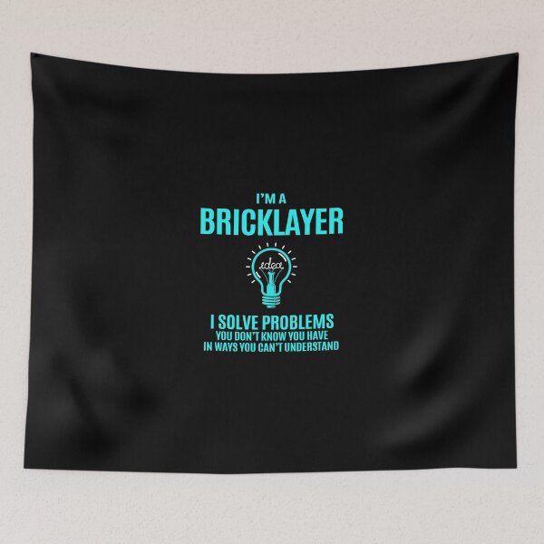 Item preview, Bricklayer T Shirt - I Solve Problems Gift Item Tee designed and sold by ccombercor.