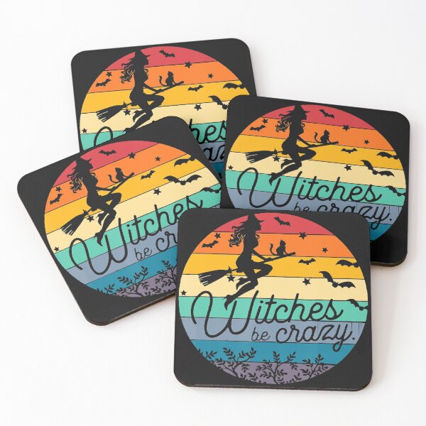 Item preview, Vintage Witches Be Crazy Retro Sunset Halloween designed and sold by Frankbelcher343.