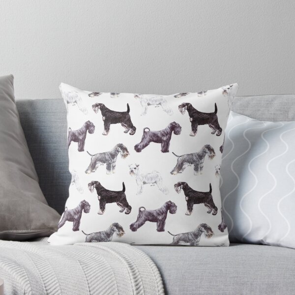 Item preview, Our Schnauz in the Middle of the Street - Miniature Schnauzer Pattern designed and sold by Amber Westwood.