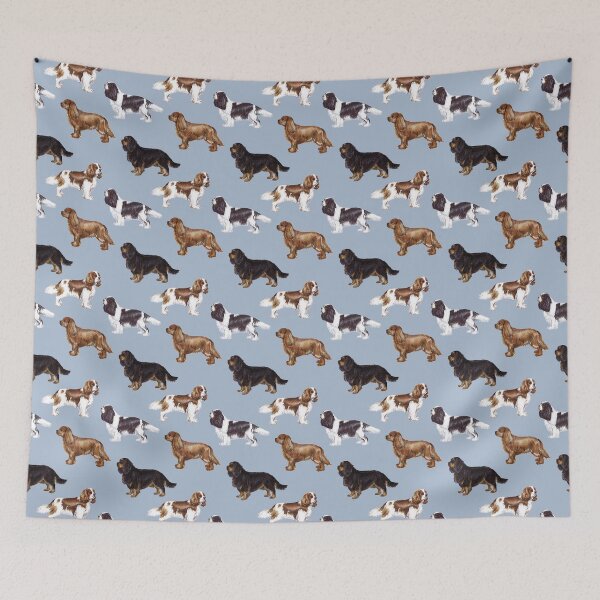 Item preview, Cava Cava Cavaliereon - Cavalier King Charles Spaniel Pattern designed and sold by Amber Westwood.