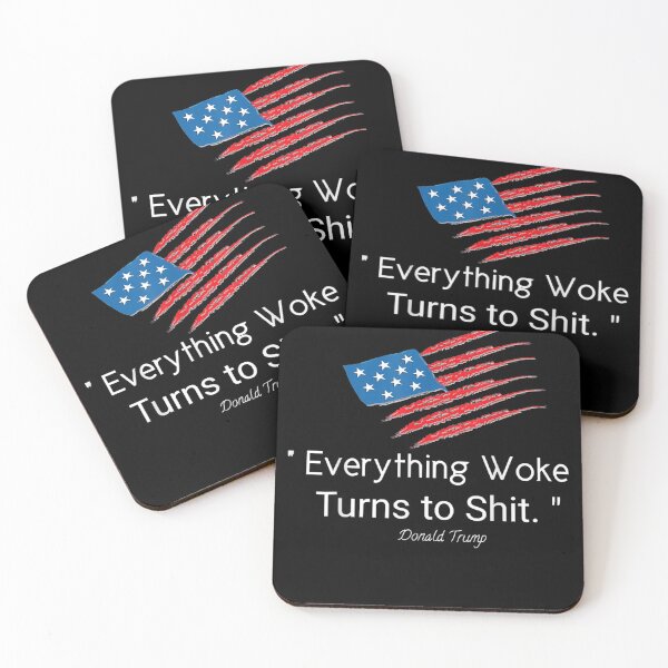 Item preview, Funny Trump "Everything Woke Turns to Shit"  designed and sold by CadellShop.