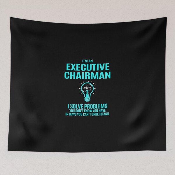 Item preview, Executive Chairman T Shirt - I Solve Problems Gift Item Tee designed and sold by cloyannett.