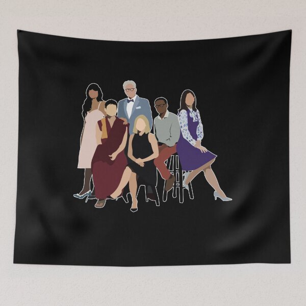 Item preview, Graphic The Good Films Place Characters No Face designed and sold by FloresEdmund7.