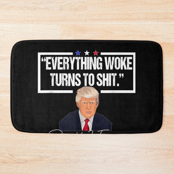 Item preview, Funny Trump "Everything Woke Turns to Shit" Political Tee  designed and sold by CadellShop.