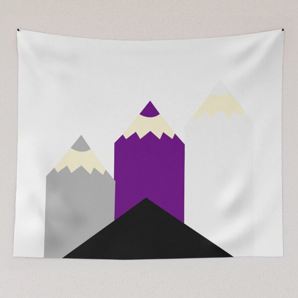 Item preview, Demisexual Pencil Pride Flag  designed and sold by HarveyHandcraftsandDesigns.