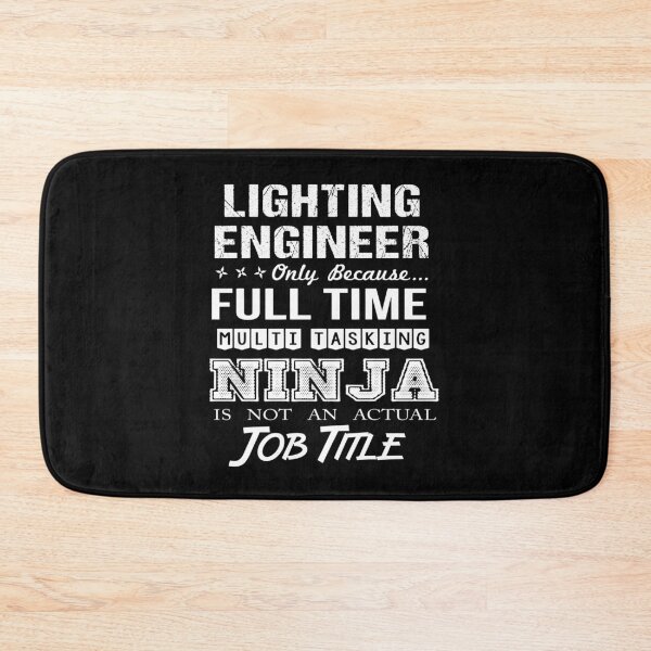 Item preview, Lighting Engineer T Shirt - Multitasking Ninja Job Gift Item Tee designed and sold by cpaddensil.