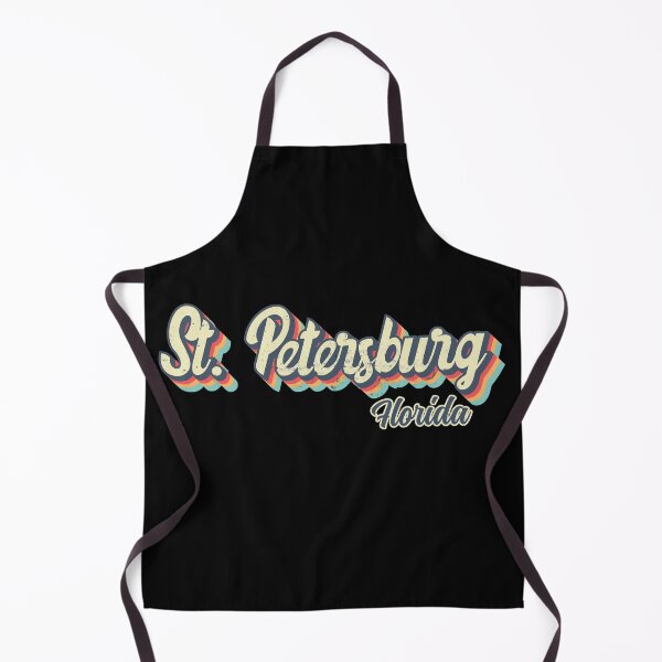 Item preview, St. Petersburg city Florida Retro Vintage 70s rainbow designed and sold by Teelogic.
