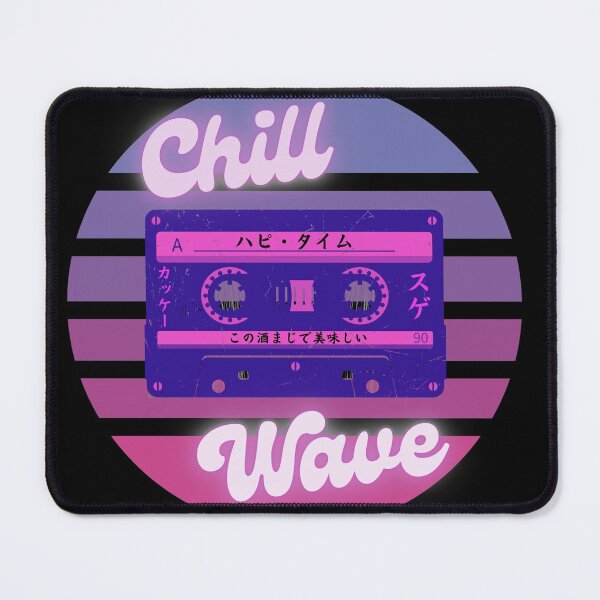 Chill Wave Japanese Video Cassette Mouse Pad