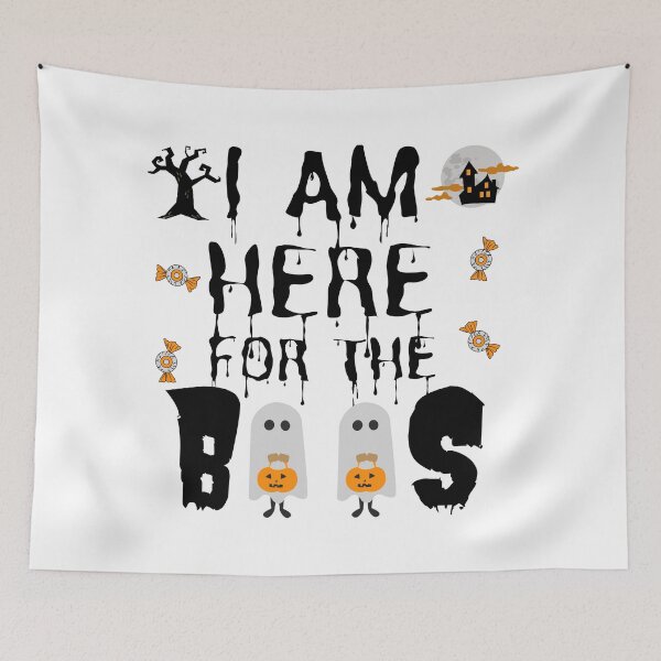 Item preview, I Am Here For The Boos - Halloween Design designed and sold by Vibing-Right.