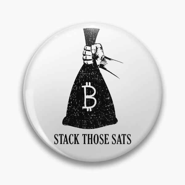 Aperçu de l'œuvre Empilez ces Sats Bitcoin Investor HODL créée et vendue par ZavageDesigns.