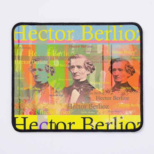 Item preview, Hector Berlioz, aesthetic portrait, composer of classical music designed and sold by Mauswohn.