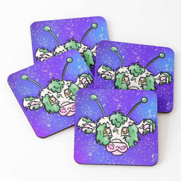 Item preview, Galaxy Alien Cow designed and sold by BioLushGraphics.