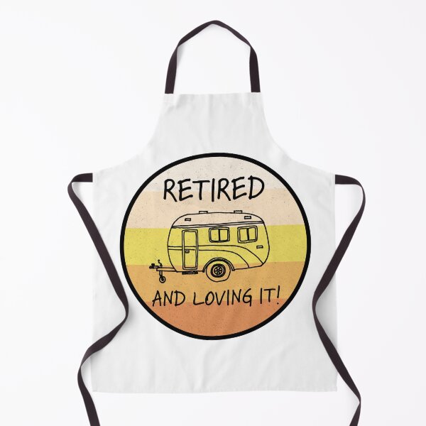 Item preview, retired and loving it retro caravan designed and sold by cam-graphics.