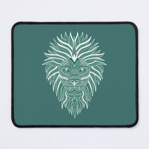 Item preview, Dark Green Lion, Green Edition Zen Tangle Art Style of Lion designed and sold by etoide.