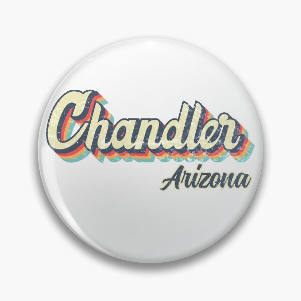 Item preview, Chandler city Arizona Retro Vintage 70s rainbow designed and sold by Teelogic.