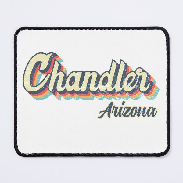 Item preview, Chandler city Arizona Retro Vintage 70s rainbow designed and sold by Teelogic.
