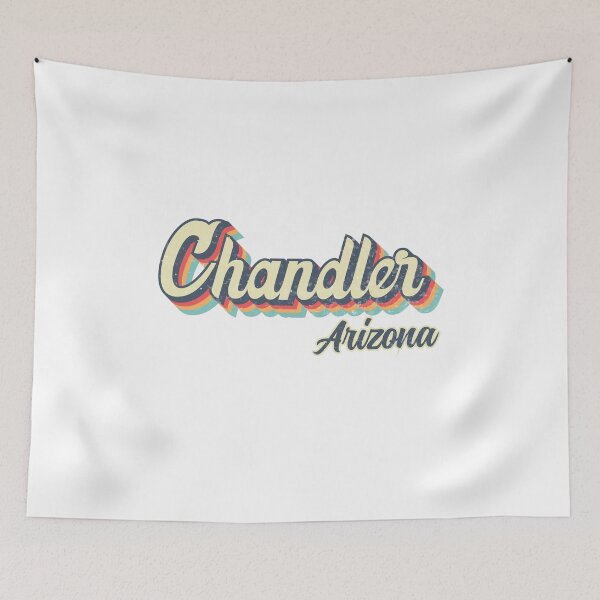 Item preview, Chandler city Arizona Retro Vintage 70s rainbow designed and sold by Teelogic.