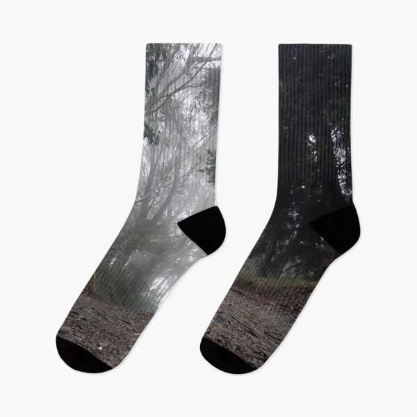 Item preview, spooky foggy forest photography designed and sold by -Lily-Anne-.