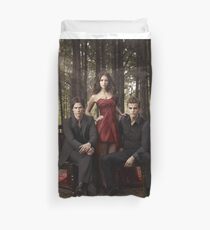 Salvatore Brother and Elena The Vampire Diaries 01 Duvet Cover
