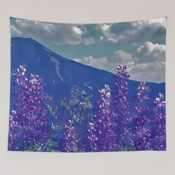 Item preview, Blue Bonnets With Mountain Background | Outdoors, Blue Sky and Flowers designed and sold by ChrisDaniPhotos.