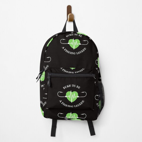 Vista previa del artículo con la obra «Nacido para ser una leyenda de la pesca, diseño de latido de anzuelo de pesca», diseñado y vendido por Auntieck.