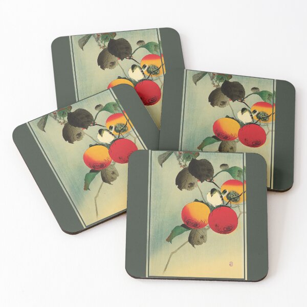 Item preview, Nuthatcher atop Persimmon by Ohara Koson designed and sold by DragonXX.