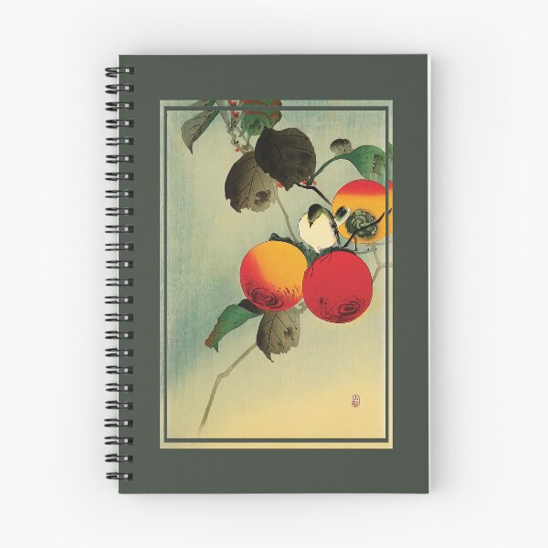 Item preview, Nuthatcher atop Persimmon by Ohara Koson designed and sold by DragonXX.