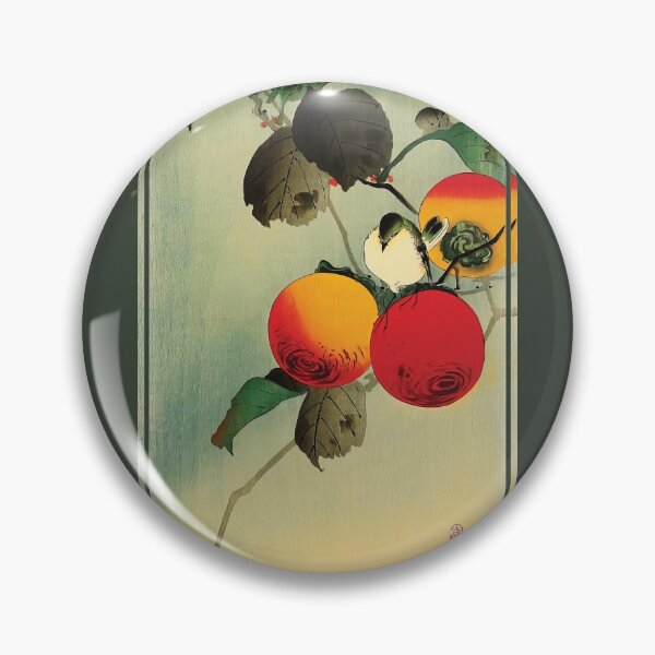 Item preview, Nuthatcher atop Persimmon by Ohara Koson designed and sold by DragonXX.