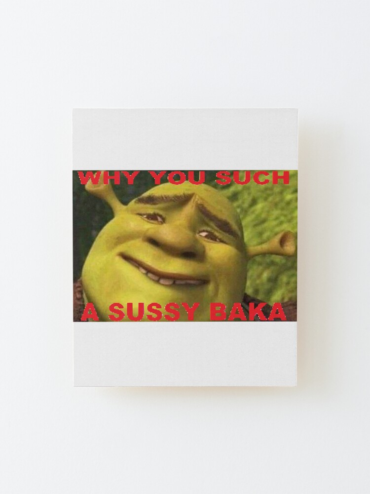 Sussy Baka, ur such a sussy baka' Sticker | Spreadshirt