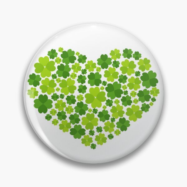 Item preview, Love Shape Lucky Four Leaf Clover designed and sold by monodesigns.