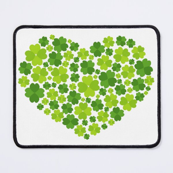 Item preview, Love Shape Lucky Four Leaf Clover designed and sold by monodesigns.