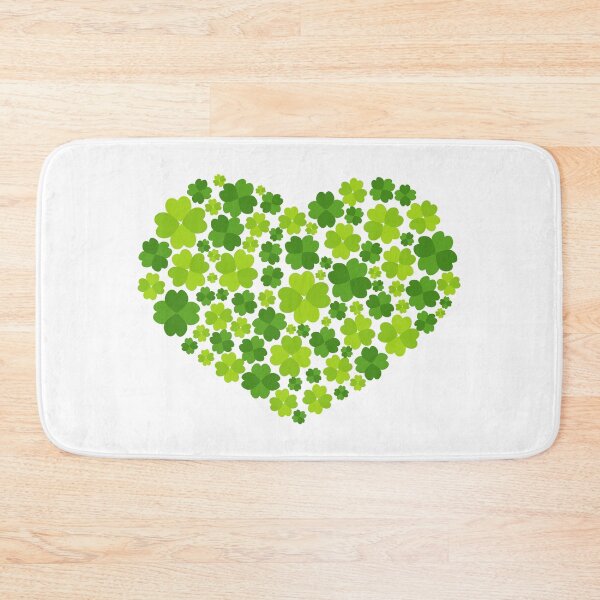 Item preview, Love Shape Lucky Four Leaf Clover designed and sold by monodesigns.