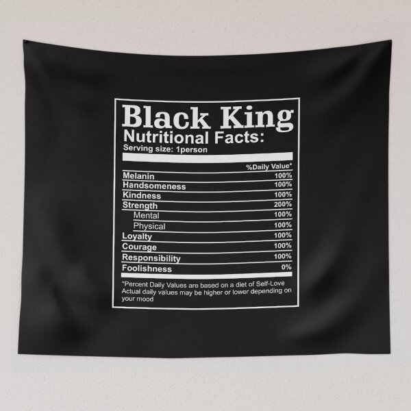 Item preview, Black King Nutrition Facts Black History Month Gifts for Men designed and sold by alenaz.