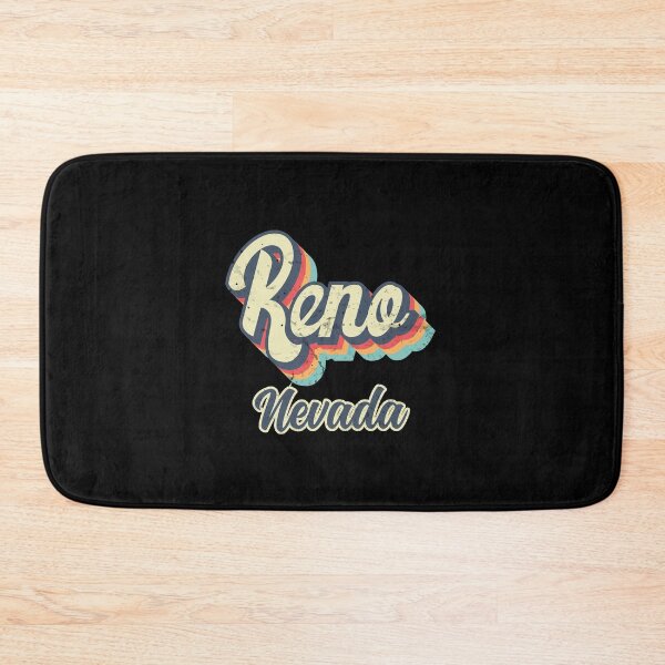 Item preview, Reno city Nevada Retro Vintage 70s rainbow designed and sold by Teelogic.
