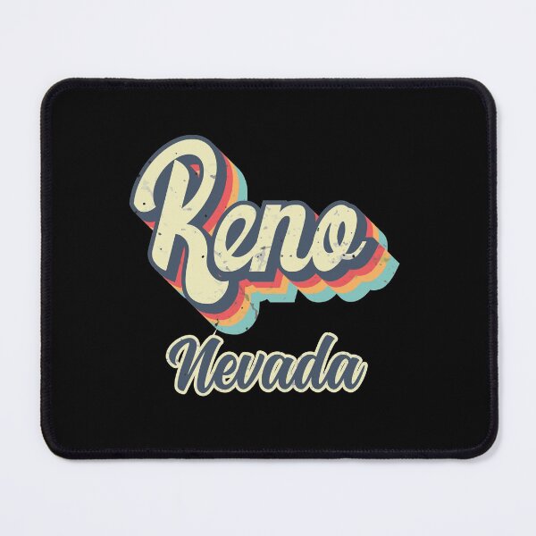 Item preview, Reno city Nevada Retro Vintage 70s rainbow designed and sold by Teelogic.
