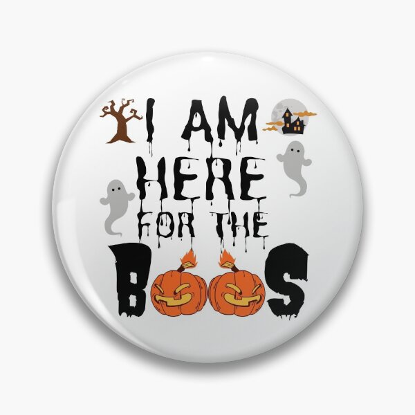 Artikelvorschau, Ich bin hier für die Boos - Halloween-Design entworfen und verkauft von Vibing-Right.