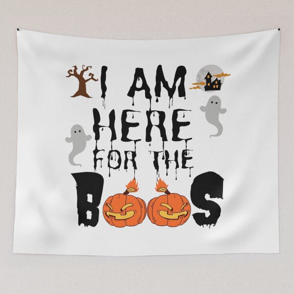 Item preview, I Am Here For The Boos - Halloween Design designed and sold by Vibing-Right.