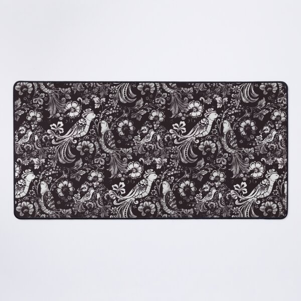 Item preview, Folk Art Birds In Brown / Monochromatic  designed and sold by wild.geranium.design.