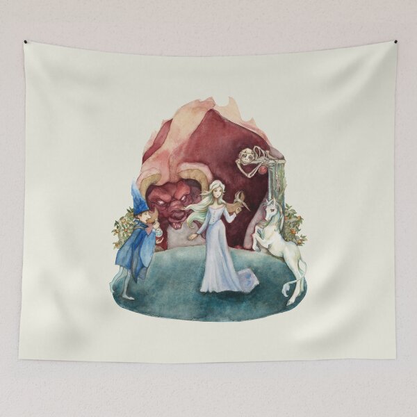 Item preview, The Last Unicorn Medieval Skeleton Scene designed and sold by Miriam Steinau.