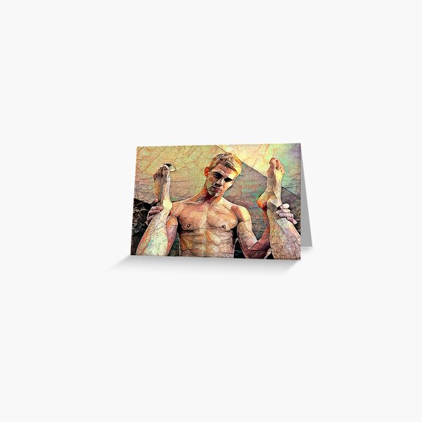 Stretching Exercises Greeting Card