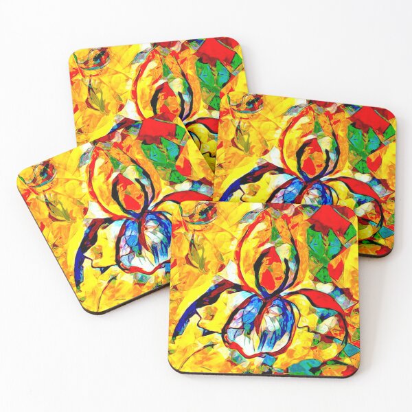 Item preview, iris amarillo, tendencia de color del año, arte abstracto, multicolor designed and sold by Maria Mihailova.