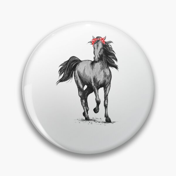 Item preview, Horse Bandana Horseback Riding Horse Lover designed and sold by lydiamoranart.