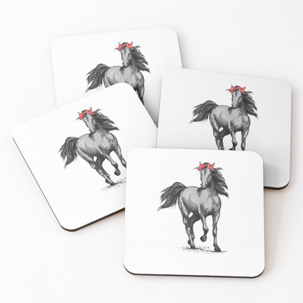 Item preview, Horse Bandana Horseback Riding Horse Lover designed and sold by lydiamoranart.