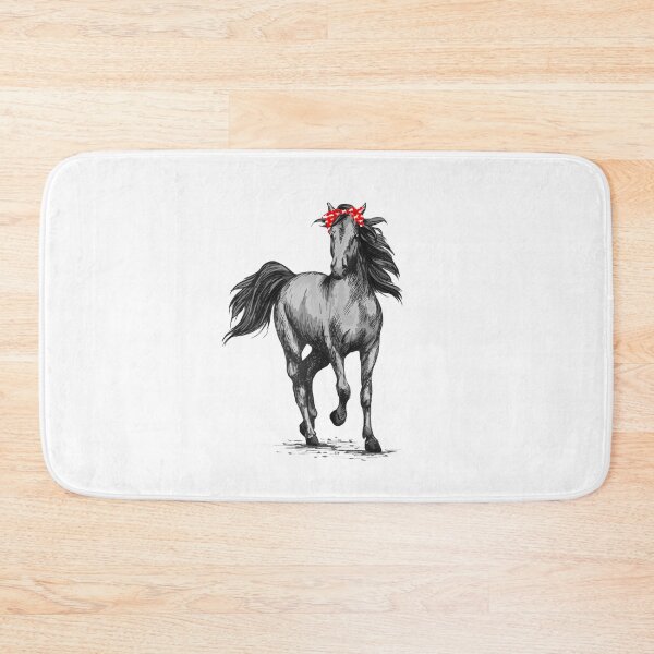Item preview, Horse Bandana Horseback Riding Horse Lover designed and sold by lydiamoranart.