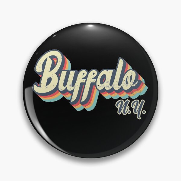 Item preview, Buffalo city New York Retro Vintage 70s rainbow designed and sold by Teelogic.
