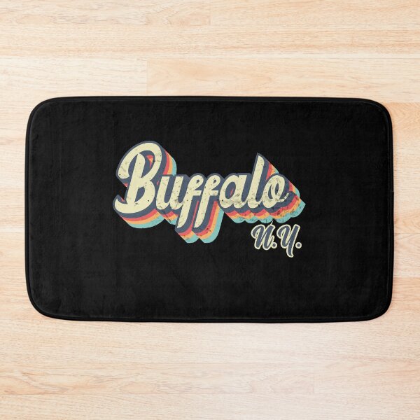 Item preview, Buffalo city New York Retro Vintage 70s rainbow designed and sold by Teelogic.