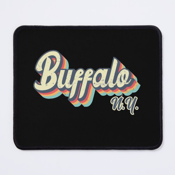 Item preview, Buffalo city New York Retro Vintage 70s rainbow designed and sold by Teelogic.