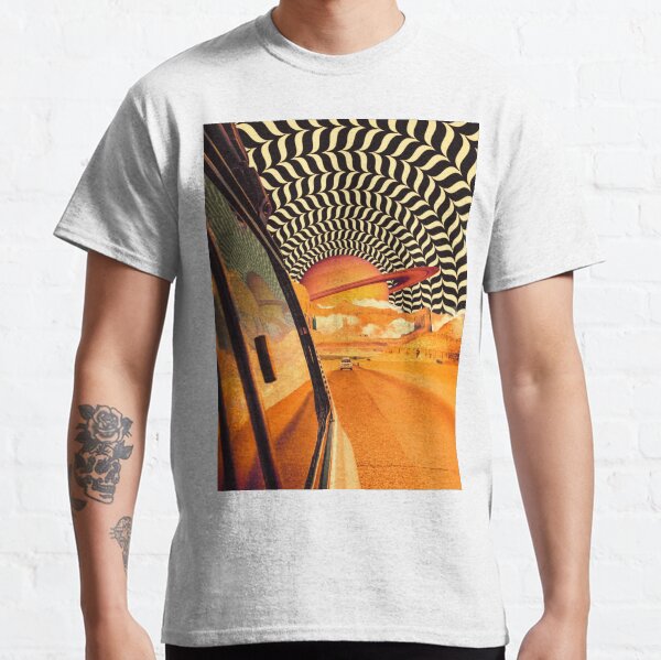 Item preview, Illusionary Road Trip 2 - OpArt Space Adventure Sci-fi Collage Art designed and sold by Taudalpoi.