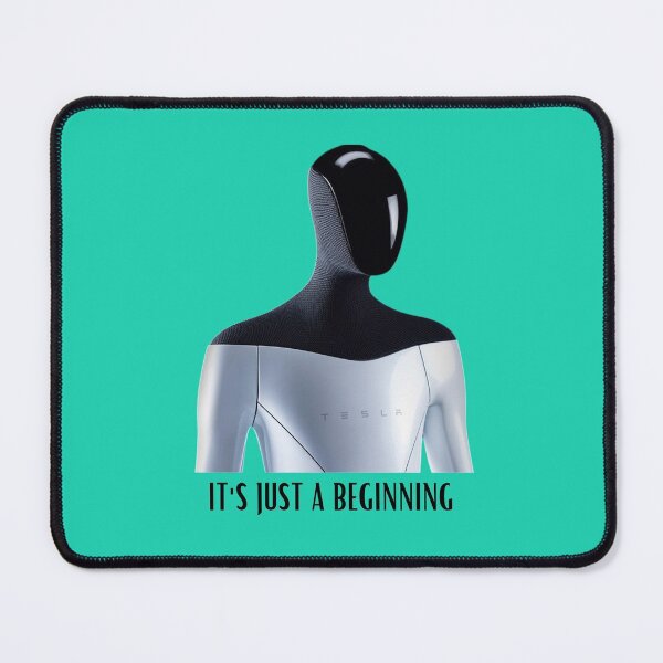 Item preview, Tesla Bot Classic T-Shirt It's Just A Beginning designed and sold by Bright-Store.