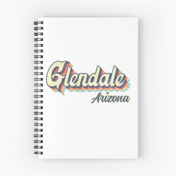 Item preview, Glendale city Arizona Retro Vintage 70s rainbow designed and sold by Teelogic.